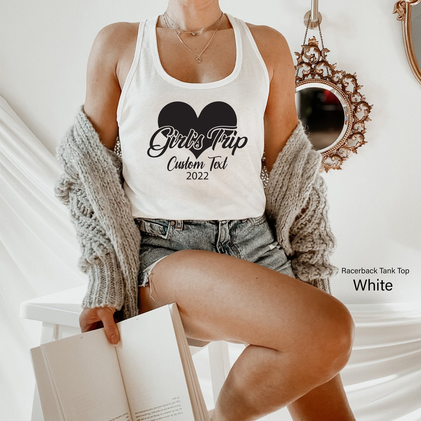 Girl's Trip 2022 Shirt, Custom Your Place, Besties Shirt, Girls Night Out Shirt, Girls Vacations, Girls Weekend Shirt, C6975