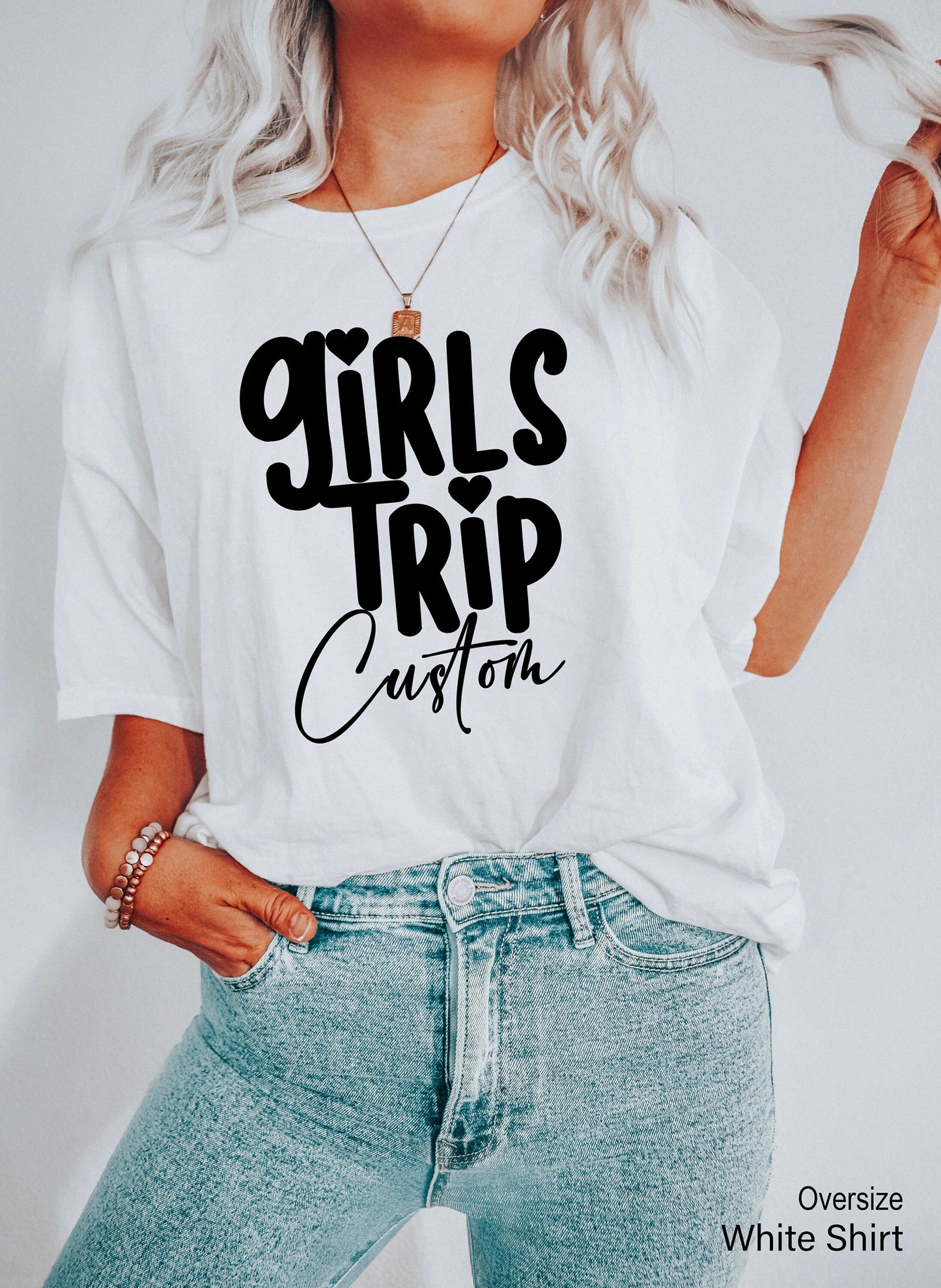 Custom Girls Trip Sweatshirt,Funny Girl's Trip 2022 Shirt,Matching Girls Night Out,Besties Trip Hoodie,Trendy Vacation Sweater,Summer,C7063