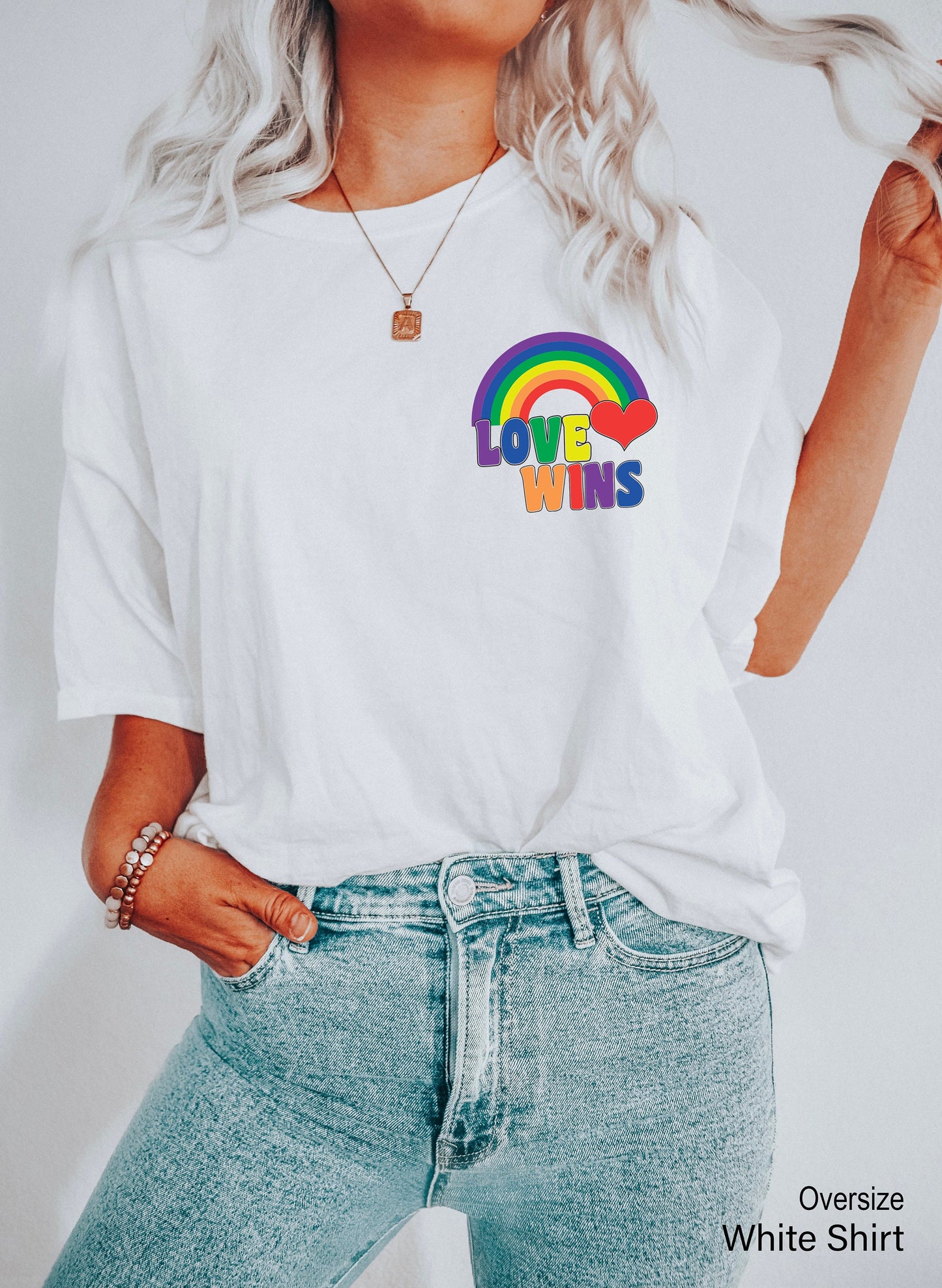 Love Wins Sweatshirt, Rainbow Pride Hoodie, Love Wins Pocket Sweatshirt, LGBT Hoodie, Pride Pocket Sweatshirt, Love Wins T-Shirt, C6992