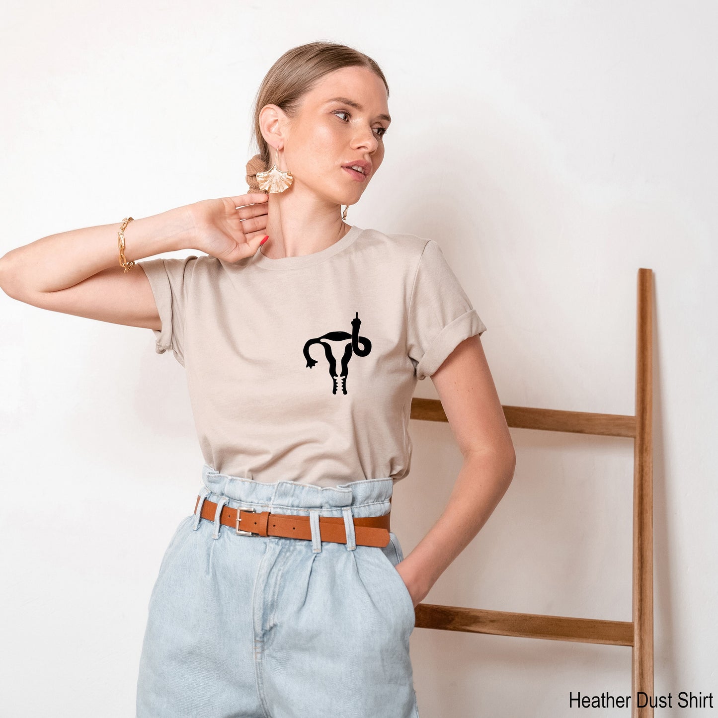 Pocket Middle Finger Uterus Tshirt,Pro Choice Shirt,Womens Right Shirt,Feminist Tee,LGBTQ ,Feminism Tanks,Political March Riot Resist,C7119