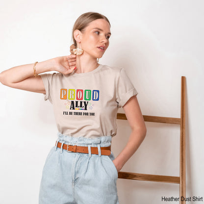 Gay Pride, LGBTQ Shirt, Pride Shirt, Ally Shirt, Rainbow Proud Ally, LGBT Clothing Pride Shirt, LGBT Shirt, Women Gay Clothing, C7012