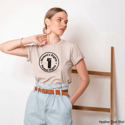 Women's Rights are Human Rights Shirt,Pro Choice Shirt,Feminist Racerback,Abortion Rights Shirt ,Human Rights Shirt, C7125
