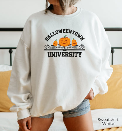 Halloweentown School Sweatshirts,Halloween Sweatshirts, Halloweentown University Hoodie, Funny Fall Sweatshirts, Fall Sweatshirts,C7051