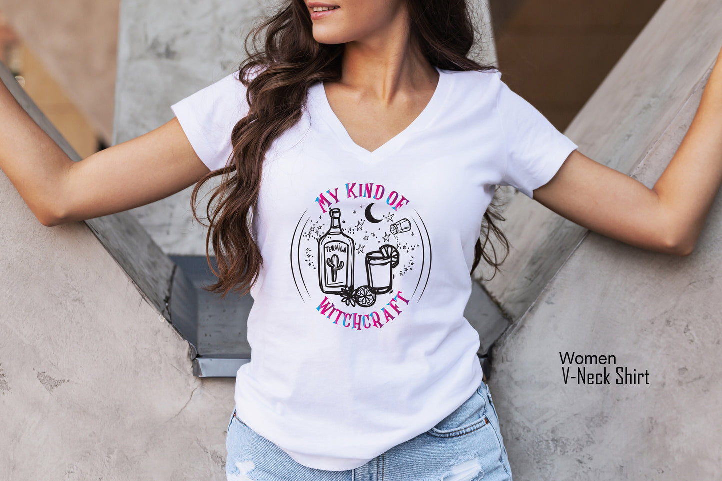 My Kind Of Witchcraft Shirt, Halloween Costume Racerback,Tequila Tee,Witchy Boho Clothing, Halloween Tequila Shirt, Drinking Racerback,C7055