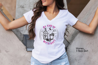 My Kind Of Witchcraft Shirt, Halloween Costume Racerback,Tequila Tee,Witchy Boho Clothing, Halloween Tequila Shirt, Drinking Racerback,C7055