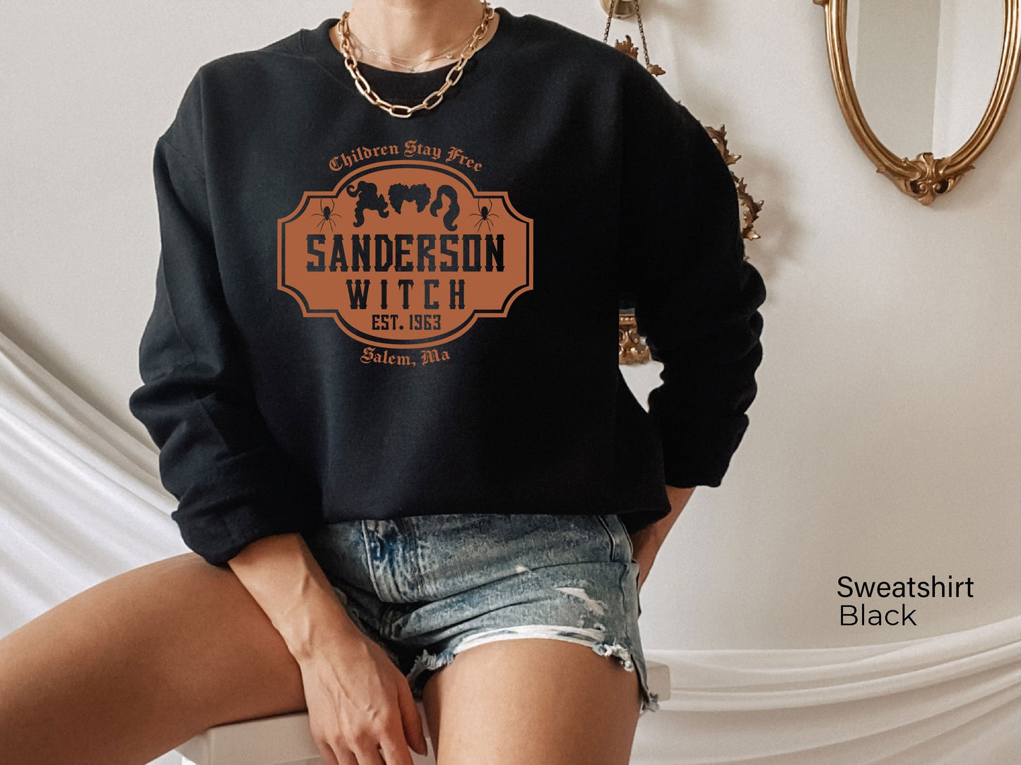 Sanderson Witch Museum Kids Sweatshirt,Youth Sanderson Shirt,Halloween Party Hoodie For kids,Funny Halloween Sweater Gifts,Fall Tee,C6139