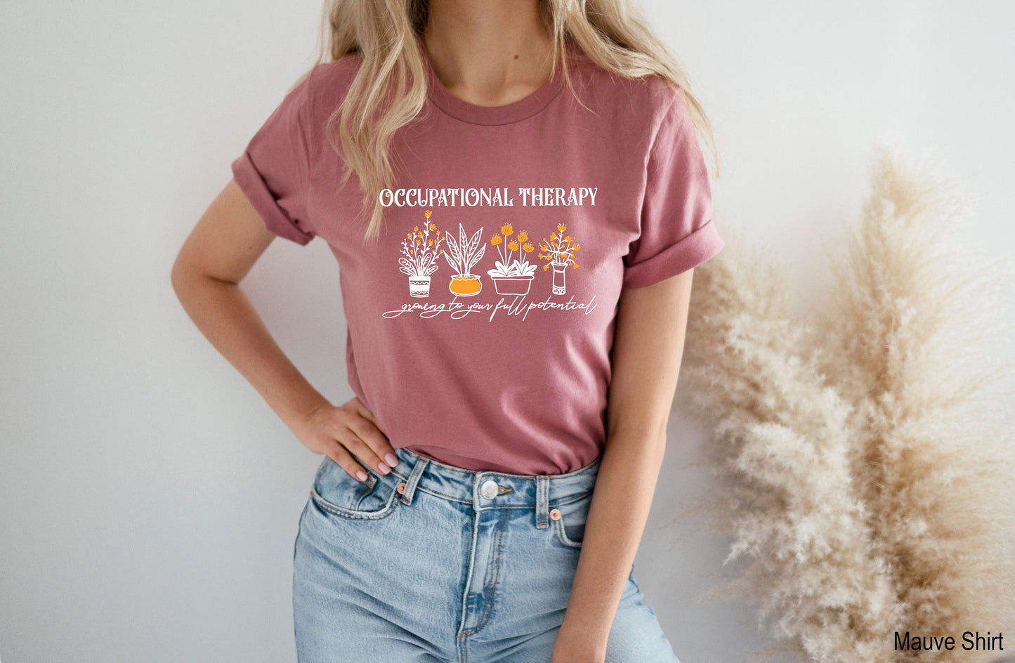 Floral Occupational Therapist Shirt, Occupational Therapy Student Gift, OT Shirts, Occupational Therapy Shirt, C6764