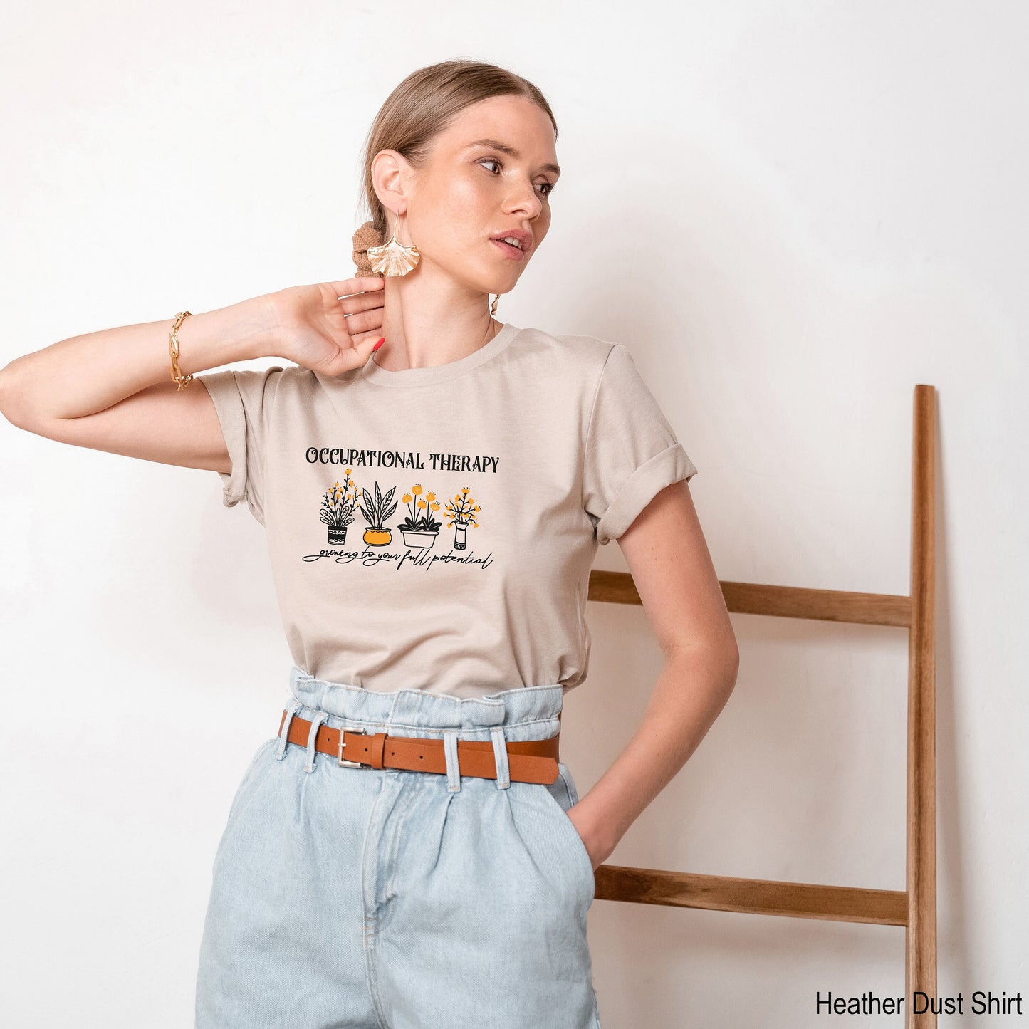 Floral Occupational Therapist Shirt, Occupational Therapy Student Gift, OT Shirts, Occupational Therapy Shirt, C6764