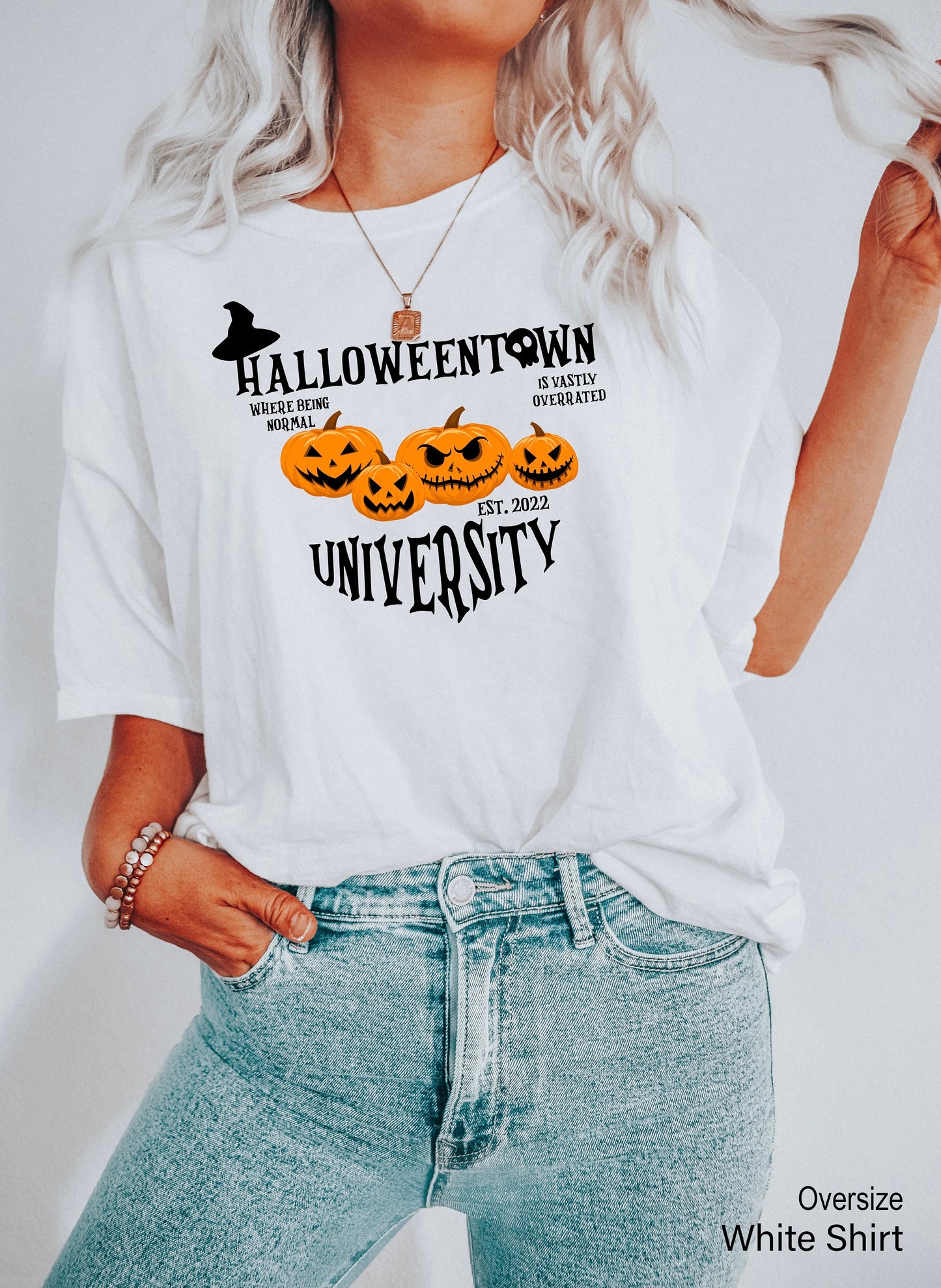 Halloween School Sweatshirts,Halloween Sweatshirts, Halloweentown University Hoodie, Funny Fall Sweatshirts, Fall Sweatshirts,C7020