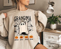 Custom Grandma Shirt With Grandkids Names, Funny Halloween Shirt For Grandma,  Sweatshirt, Custom Halloween Gifts For Grandma