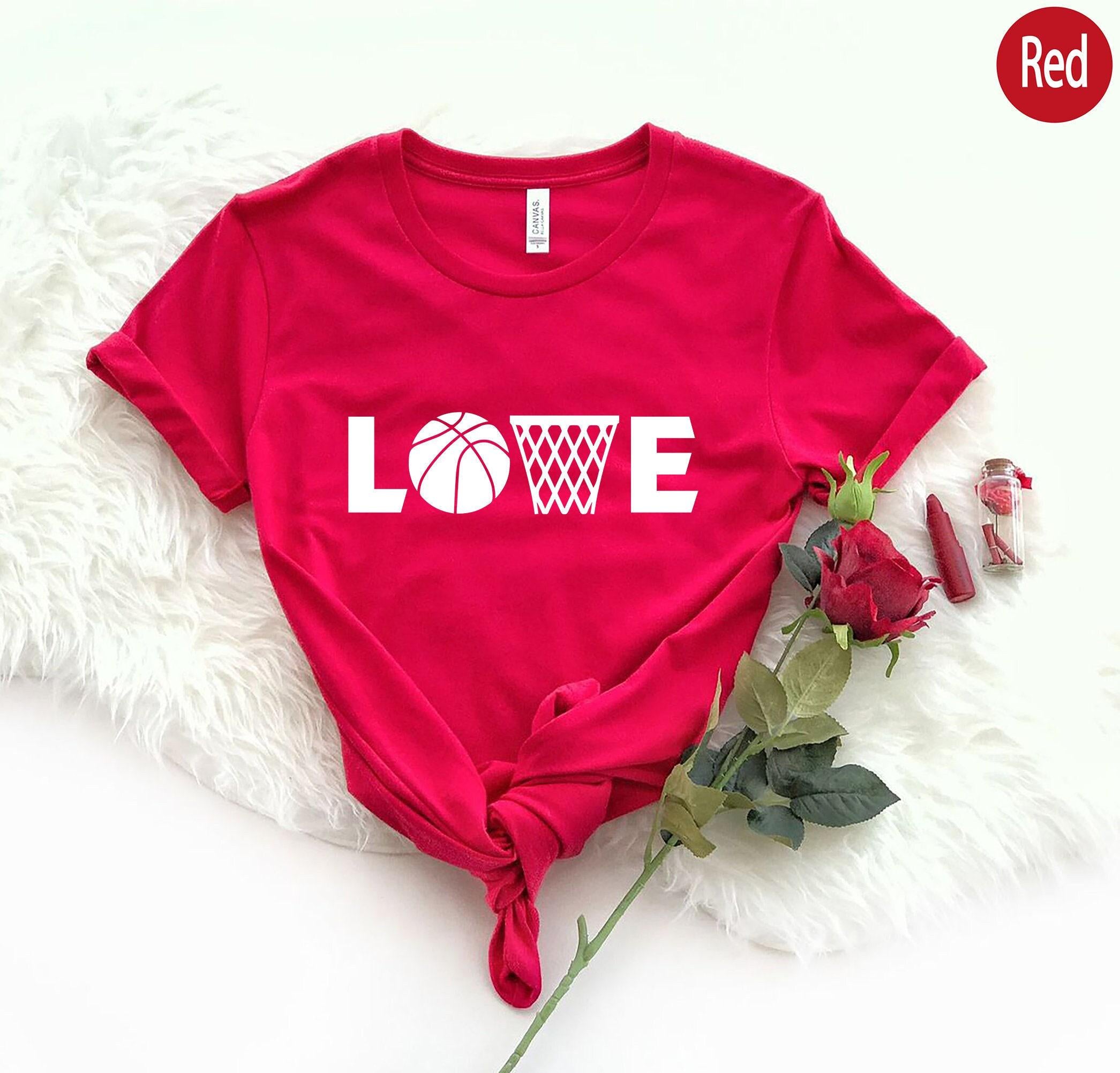 Cute Basketball Shirt, Basketball Player Shirt, Basketball Fan Shirt, Basketball Lover Gifts For Women, Trendy Game Day Shirt