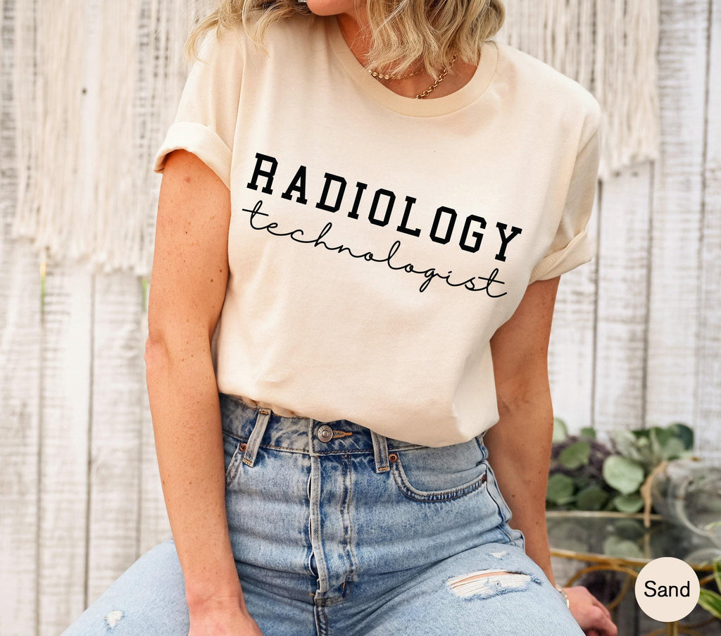 Minimalist Radiologic Technologist Sweatshirt, Xray Technologist Shirt for Radiographers, Woman's X-ray Tech Tee, Rad Tech Week Gifts