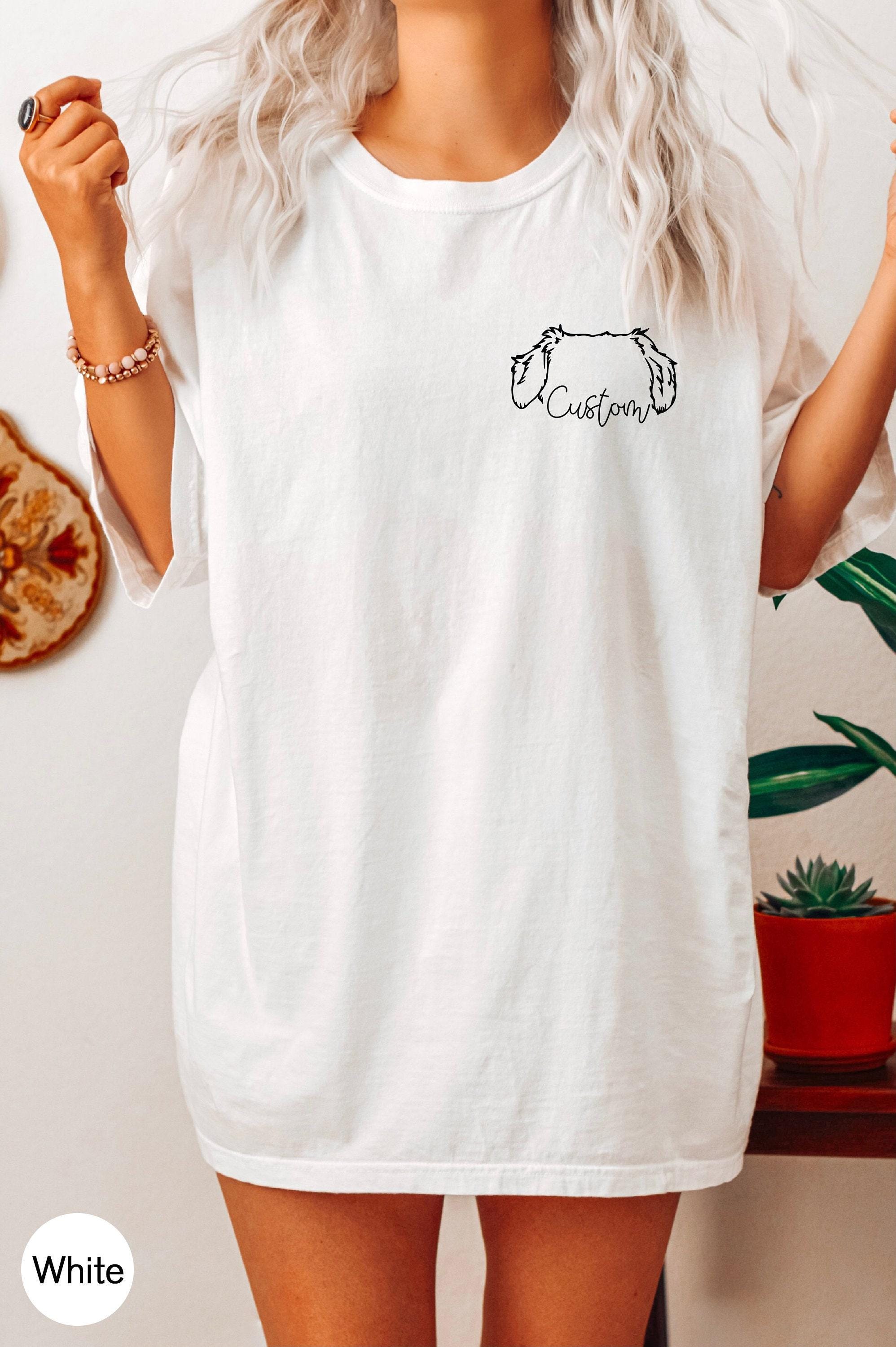 Custom Dog Name Sweatshirt, Custom Dog Mom Shirt, Personalized Dog Owner Shirt, Women's Dog Lover Gifts, Custom  Hoodie