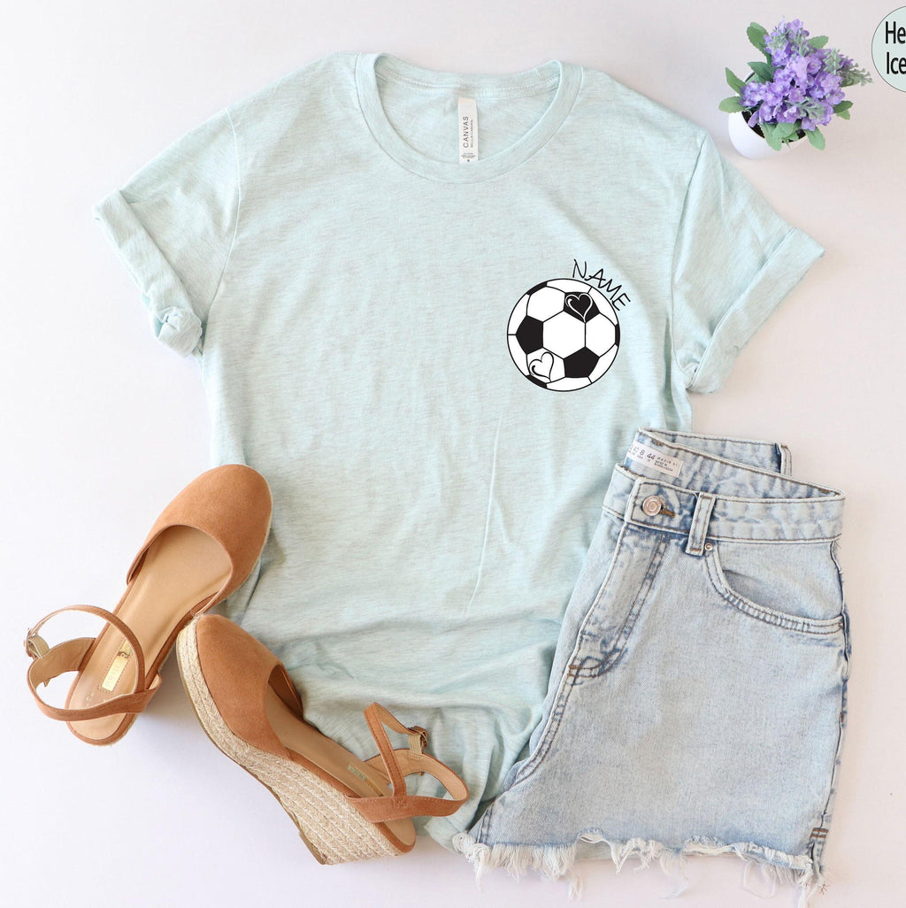 Custom Soccer Sweatshirt, Personalized Soccer Hoodie, Soccer Team Shirt, Personalized Soccer Player Gifts, Custom Soccer Mom Shirt