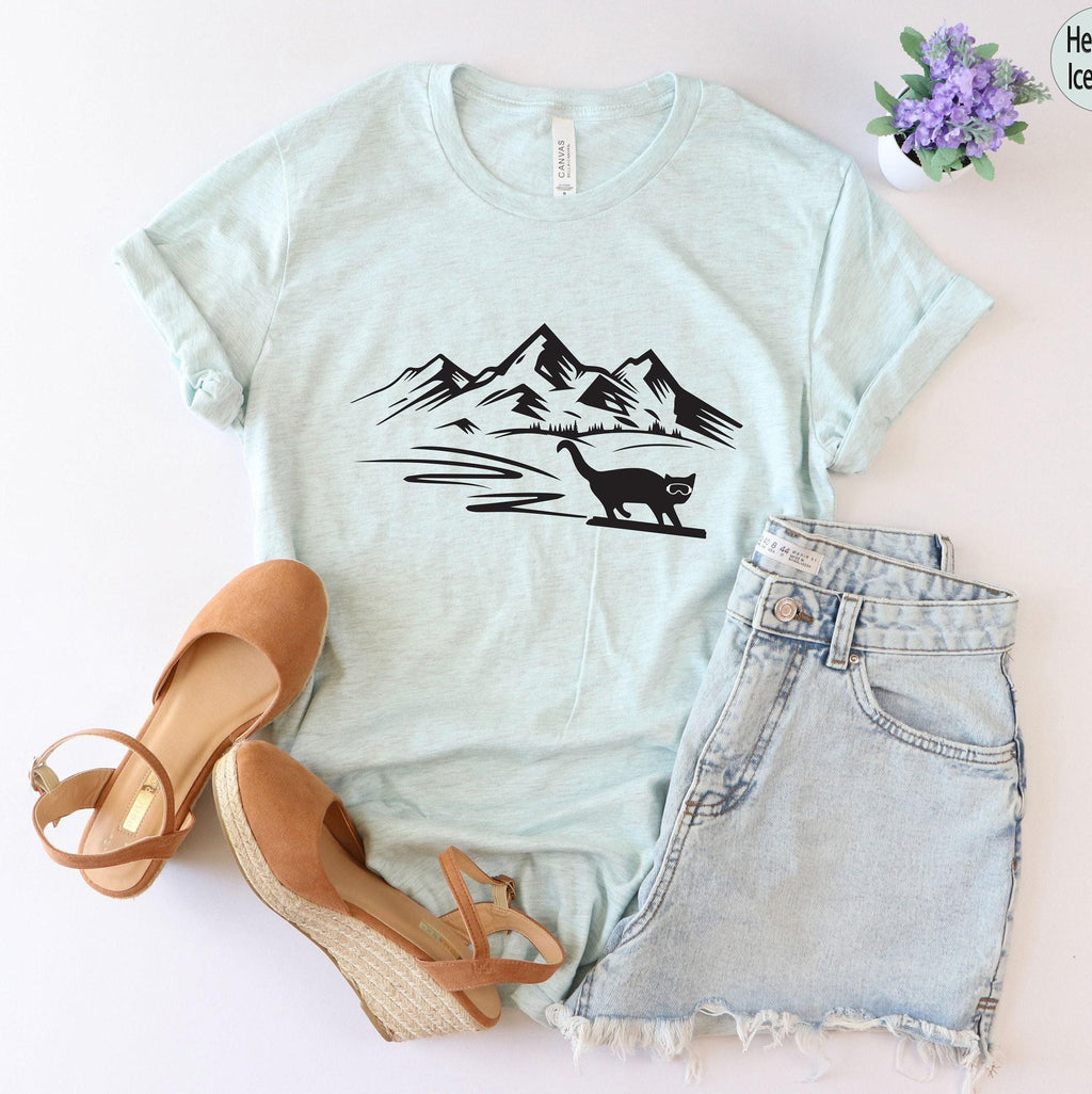 Funny Snowboarding Shirt, Women's Snowboard Sweatshirts, Cute Snowboarder Gifts For Her, Snowboard Trip Shirts, Mountain Sports Tees