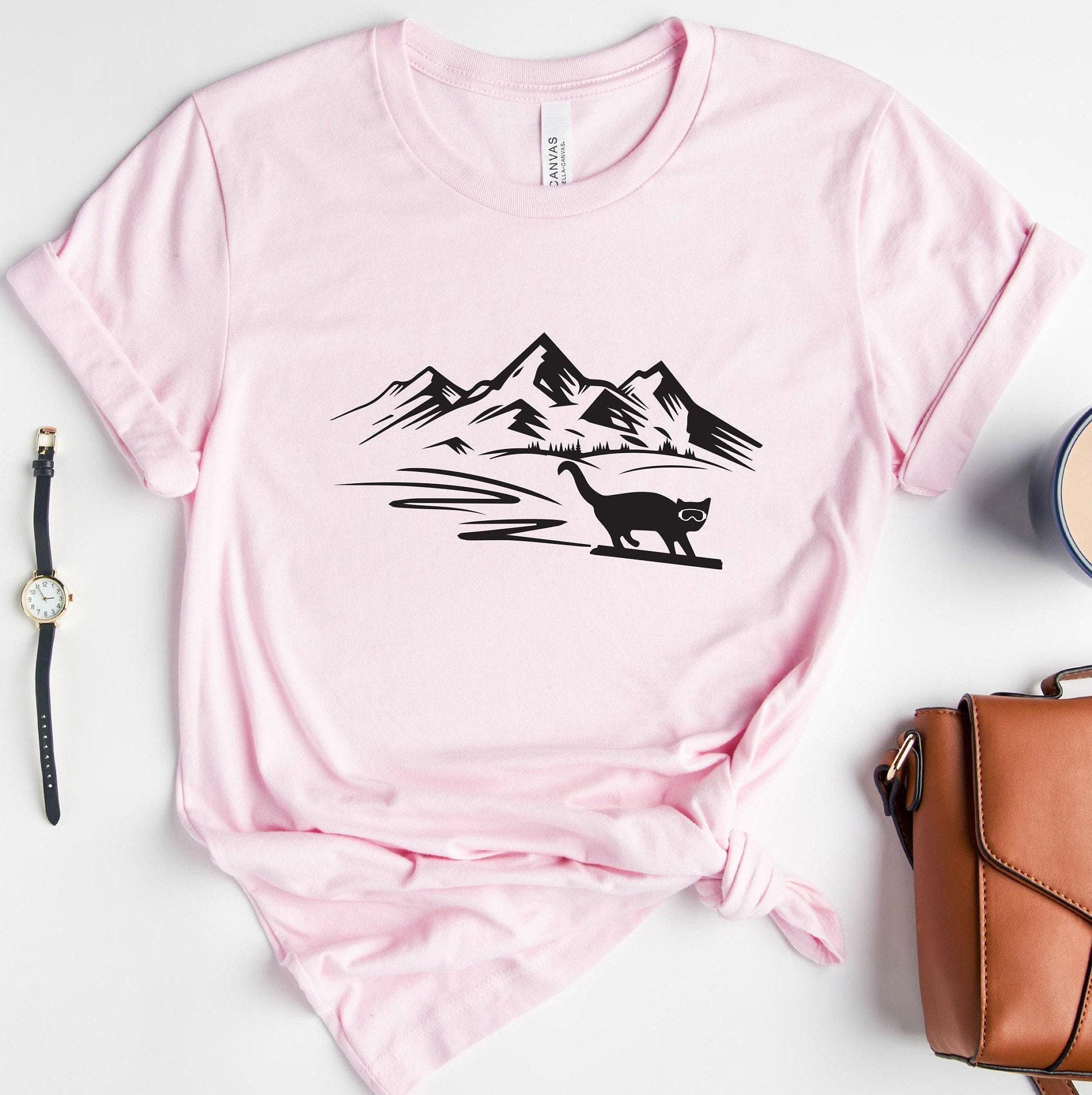 Funny Snowboarding Shirt, Women's Snowboard Sweatshirts, Cute Snowboarder Gifts For Her, Snowboard Trip Shirts, Mountain Sports Tees