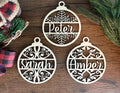 Personalized  Name Christmas Ornament, Custom Christmas Wood Ornament, Xmas  Décor, Family Christmas Ornament, Gift for Christmas
