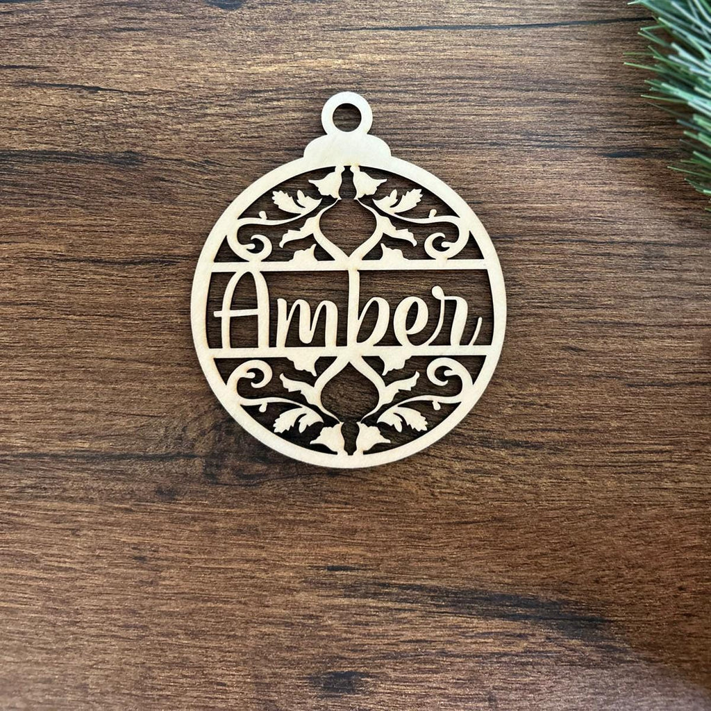 Personalized  Name Christmas Ornament, Custom Christmas Wood Ornament, Xmas  Décor, Family Christmas Ornament, Gift for Christmas