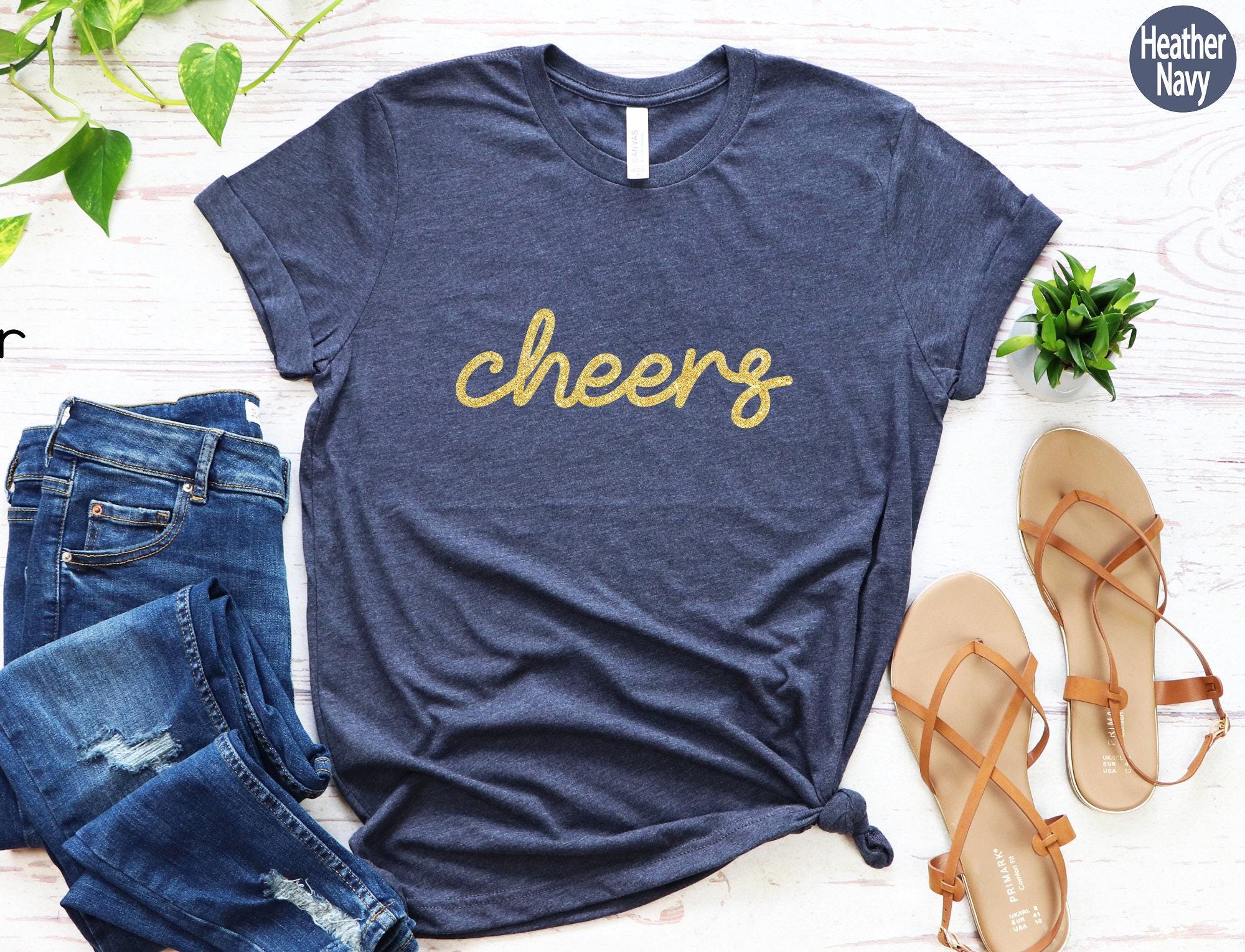 Cheers Sweatshirt, Girl's Party Shirt, Cute Drinking Shirt, Women's Party Hoodie, Matching Bachelorette Party Tee, Boy's Night Tshirt