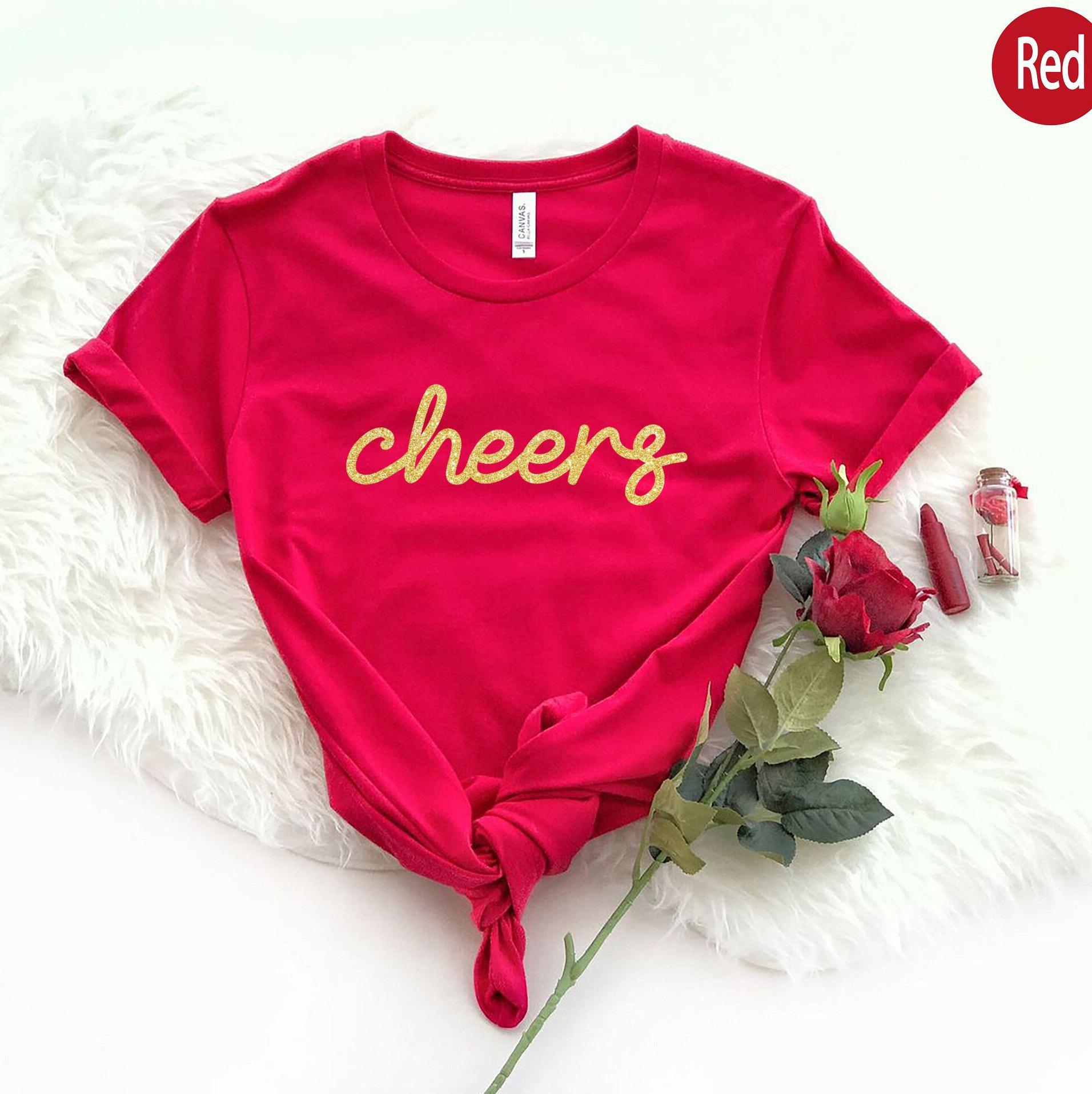 Cheers Sweatshirt, Girl's Party Shirt, Cute Drinking Shirt, Women's Party Hoodie, Matching Bachelorette Party Tee, Boy's Night Tshirt