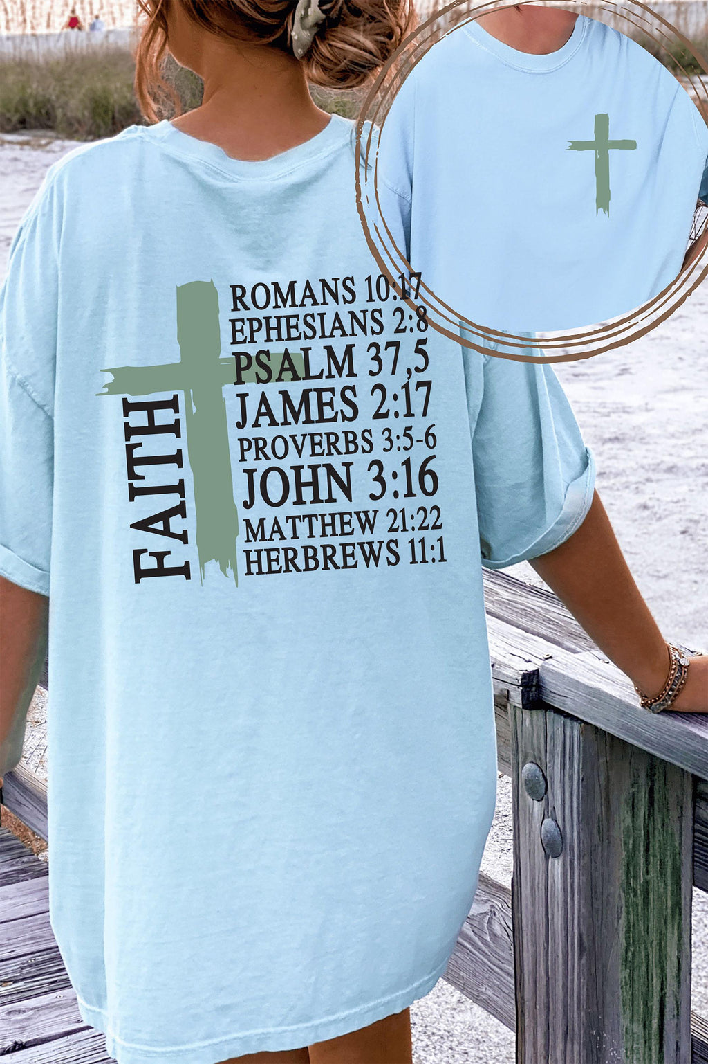 Faith Bible Verse Hoodie, Faith Cross Sweatshirt For Catholic Mama, Inspirational Christan Quotes T-shirt, Gift For Christian Women