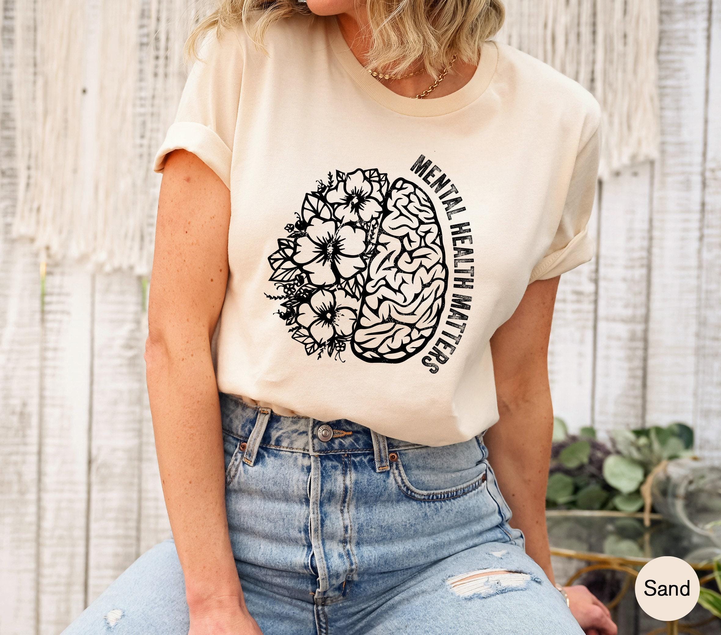Mental Health Matters Sweatshirt, Women's Mental Health Awareness Shirt, Positive Hoodie, Anxiety Shirt, ADHD Shirt, Therapist Gifts