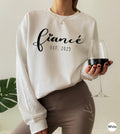 Custom Fiance Est Shirt, Custom Fiance Sweatshirt, Personalized Fiancee Tshirt, Custom Future Wife Shirt, Custom Future Bride Gifts