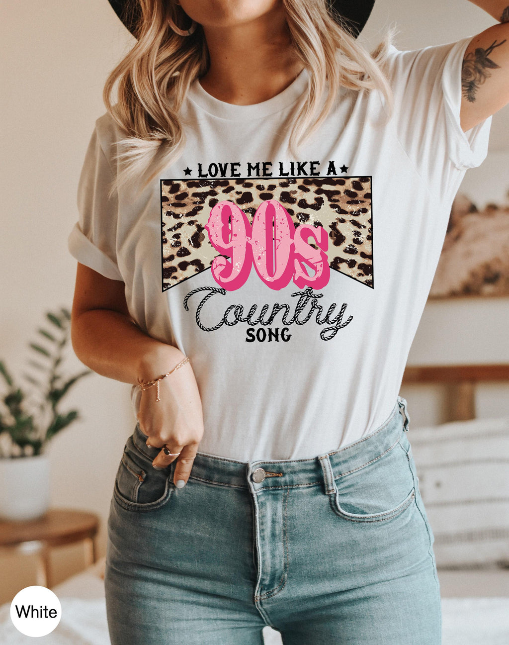 Cute Valentines Sweatshirt, Women's Country Shirt, Love Me Like a 90s Country Song Shirt, Valentines Gifts For Her, Cowgirl Shirt