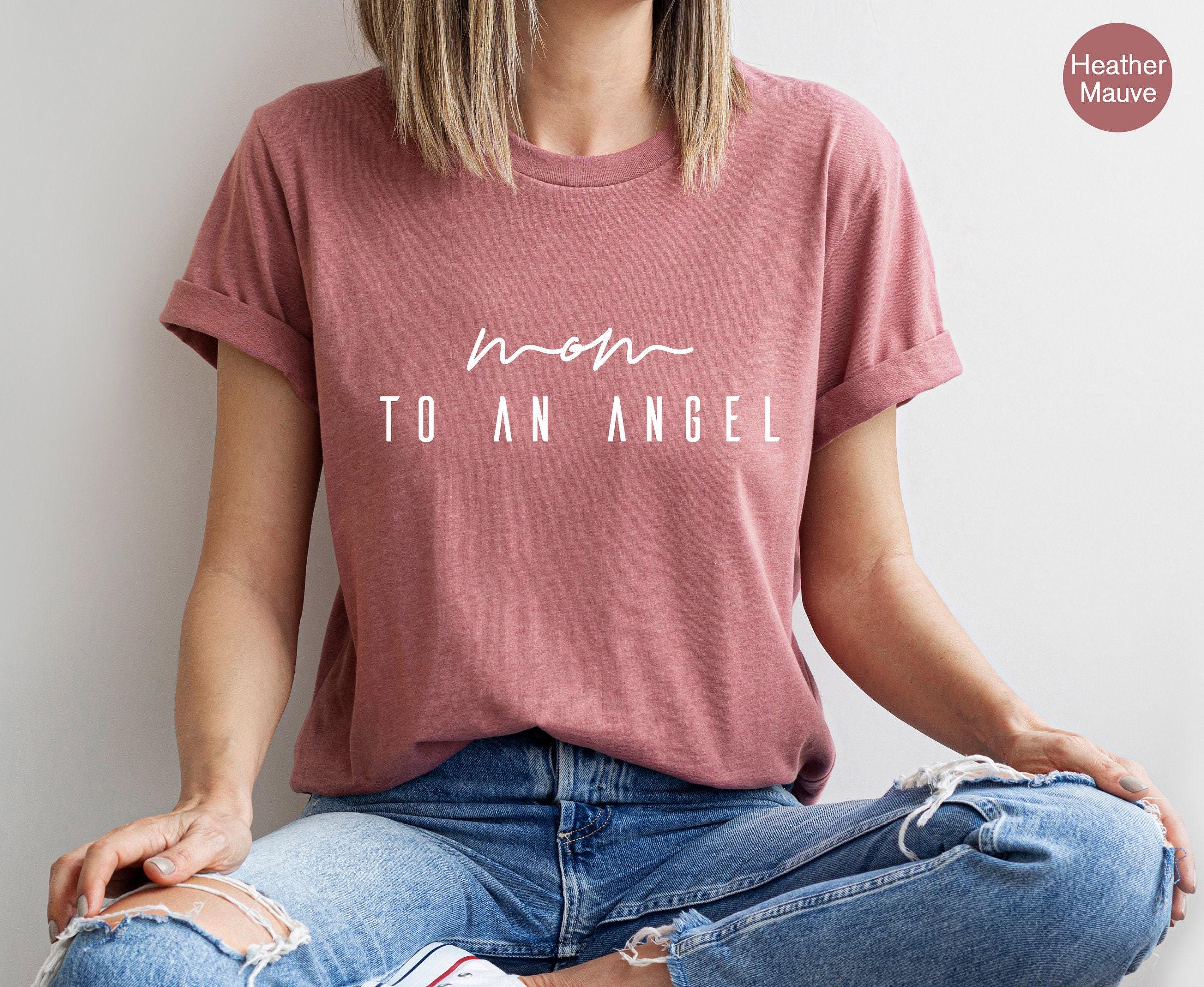 Mom To An Angel Sweatshirt, Miscarriage Sweater, Baby Memorial Tshirt, Infant Loss Grieving Mother Hoodie, Loss Of Loved One Shirt