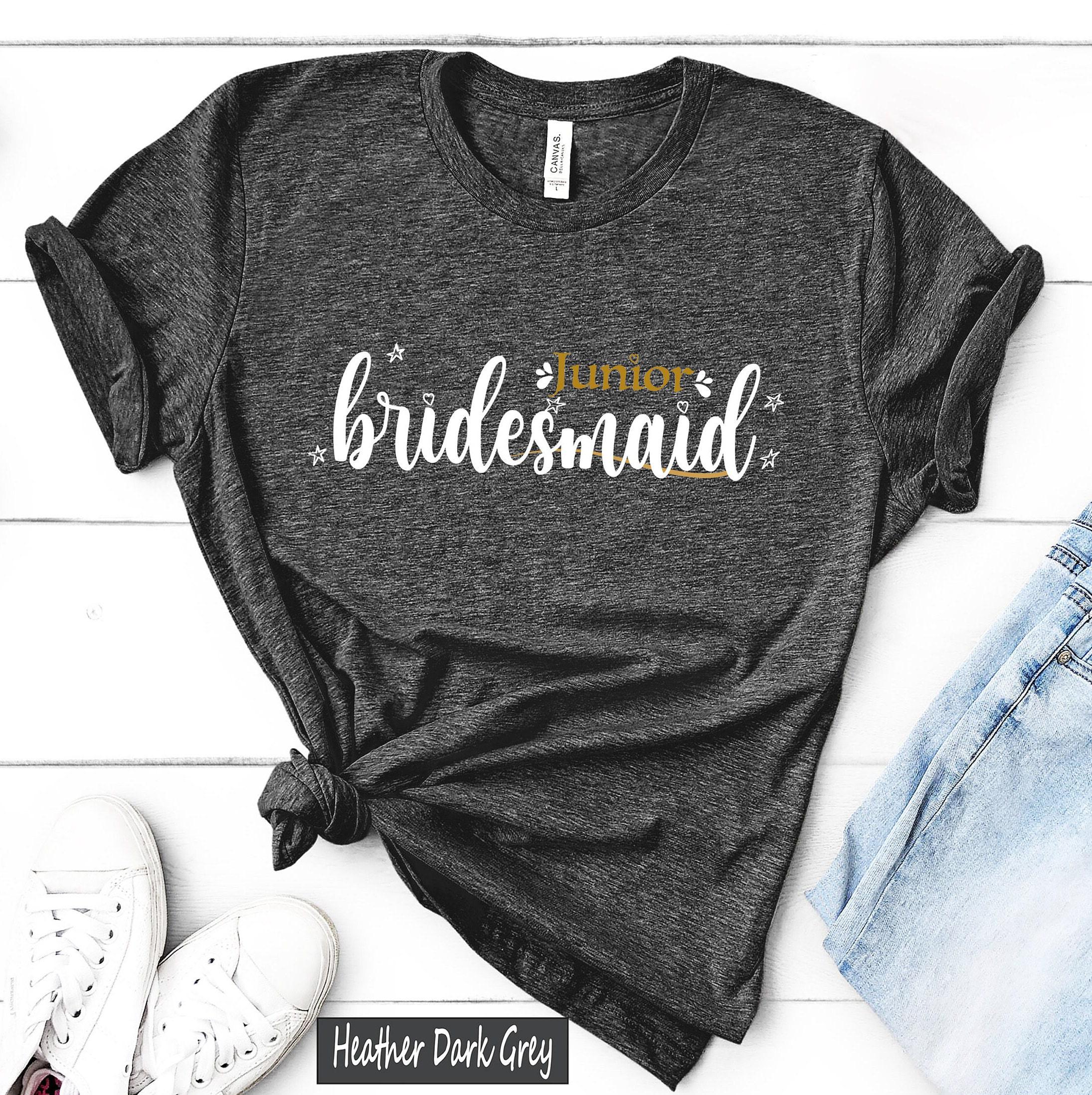 Junior Bridesmaid Sweatshirt, Junior Bridesmaid Shirt, Cute Junior Bridesmaid Proposal Hoodie, Trendy Jr Bridesmaid T shirt