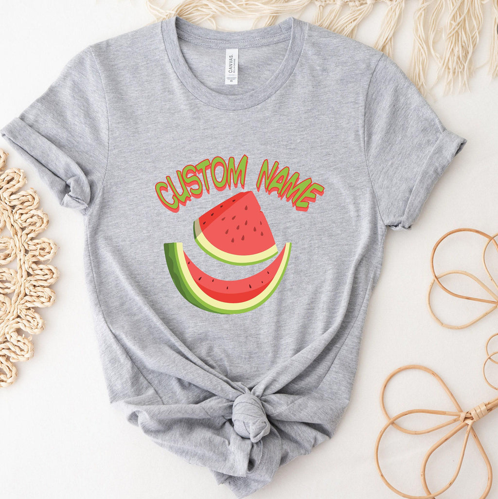 Cute Custom Shirt, Funny Custom Sweatshirt For Women, Humorous Custom Watermelon Hoodie, Personalized Gifts For Her, Unique Tshirt