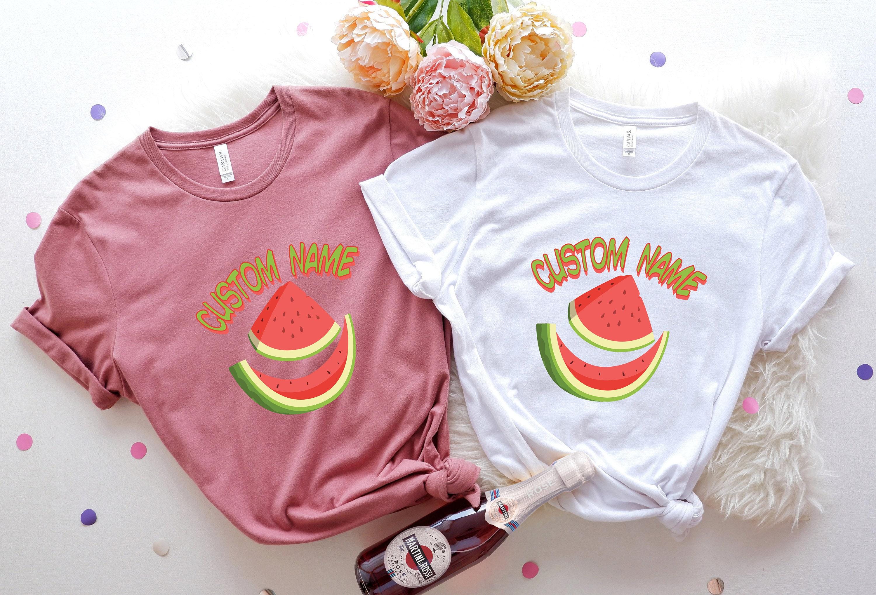 Cute Custom Shirt, Funny Custom Sweatshirt For Women, Humorous Custom Watermelon Hoodie, Personalized Gifts For Her, Uni