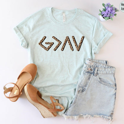 God Is Greater Than The Highs and Lows Shirt, Christian Shirts, Bible Verse Shirt, Religious Gifts For Women, Faith Shirt