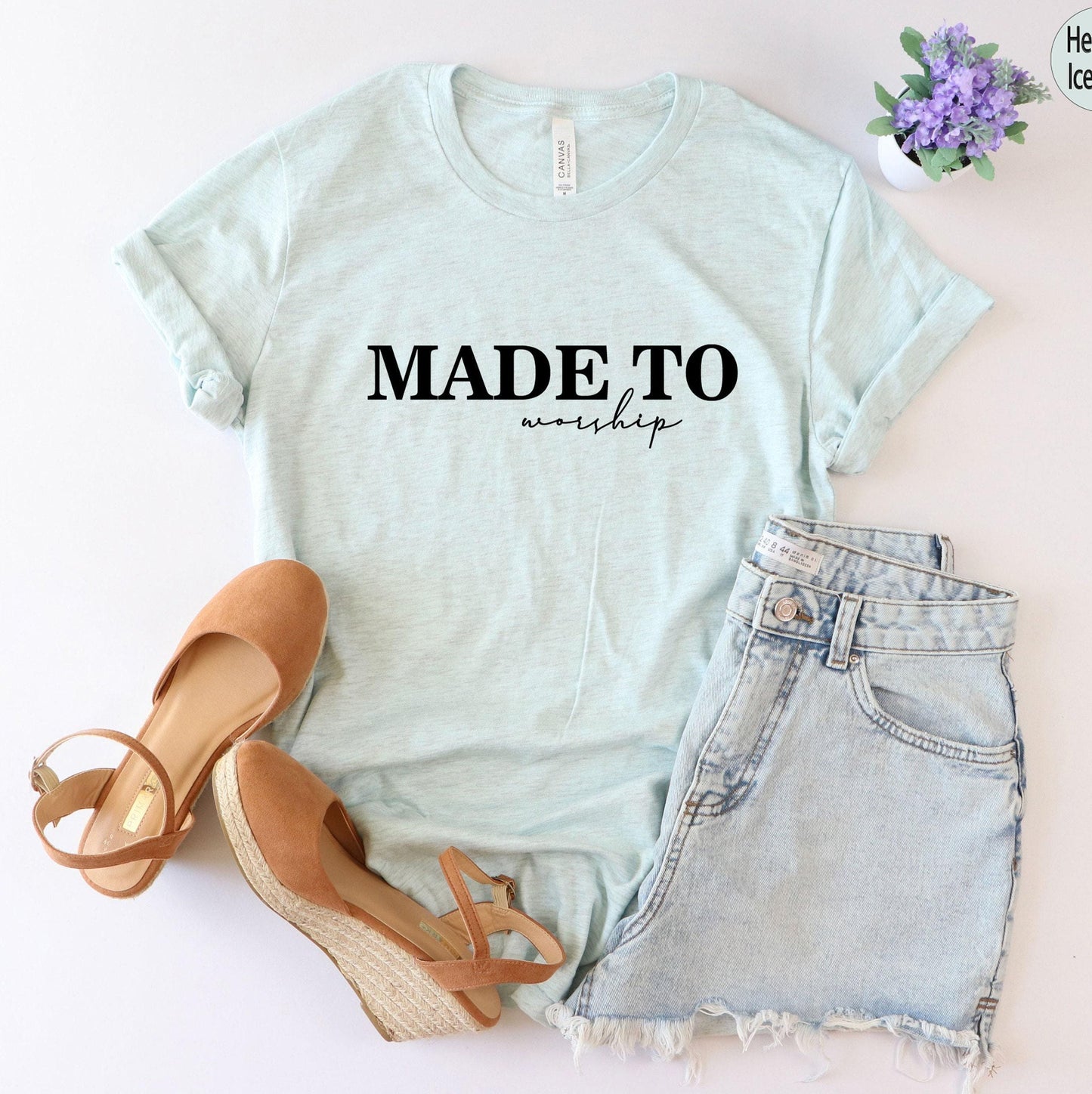 Made To Worship Shirt, Christian Sweatshirt, Bible Verse Shirt, Religious Gifts For Women, Faith Hoodie, Religious Shirt, Catholic Tee