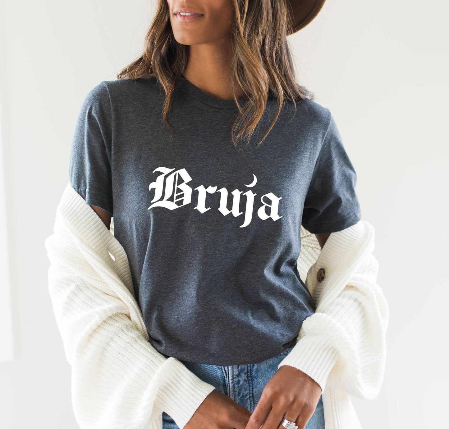 Bruja Sweatshirt, Funny Halloween Shirt For Women, Witch Shirt, Fall Shirt For Girls, Spooky Seaason Tshirt, Witchy Gifts For Her