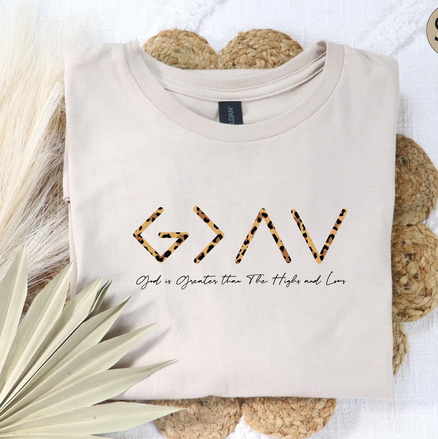 God Is Greater Than The Highs and Lows Shirt, Christian Shirt, Bible Verse Shirt, Religious Gifts For Women, Faith Shirt