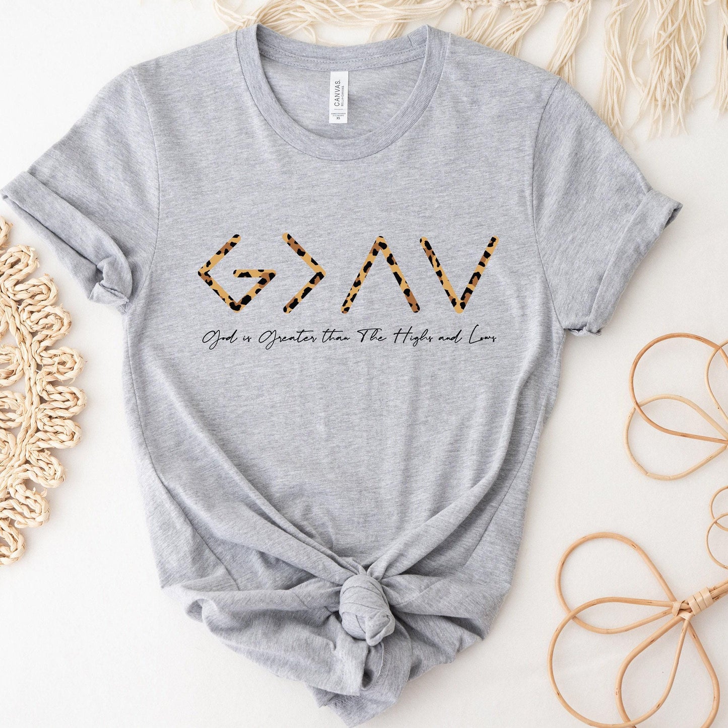 God Is Greater Than The Highs and Lows Shirt, Christian Shirt, Bible Verse Shirt, Religious Gifts For Women, Faith Shirt