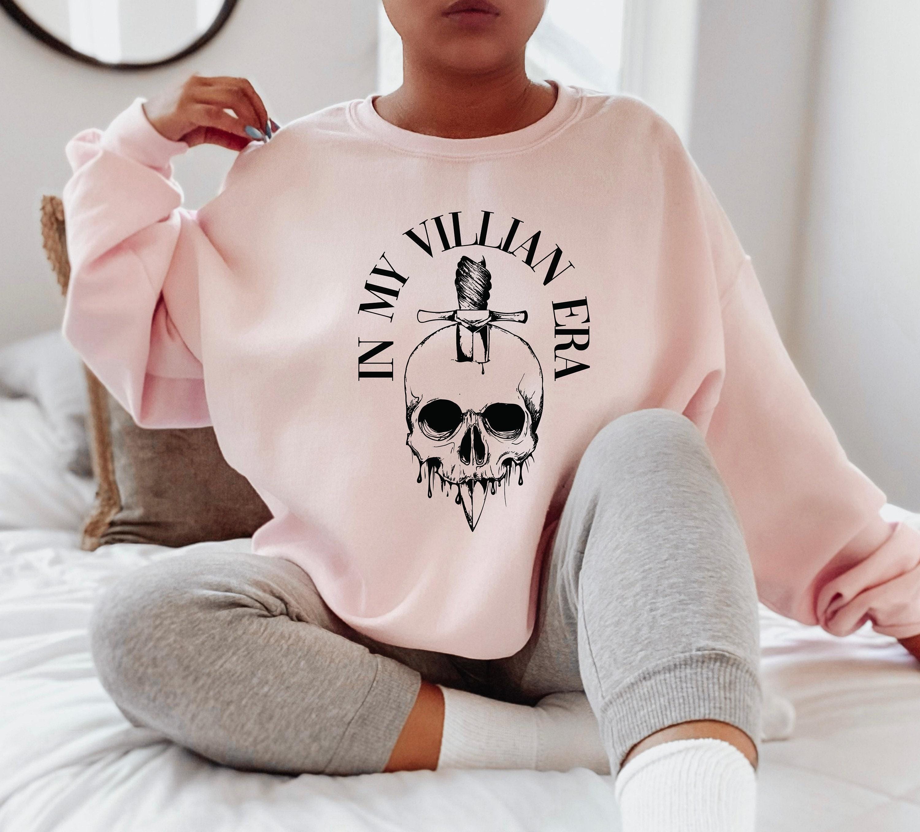 In my Villain Era Hoodie, Aesthetic Book Lover Sweatshirt, Dark Romance Book Shirt, Spicy Book Lover Shirt, Inspirationa