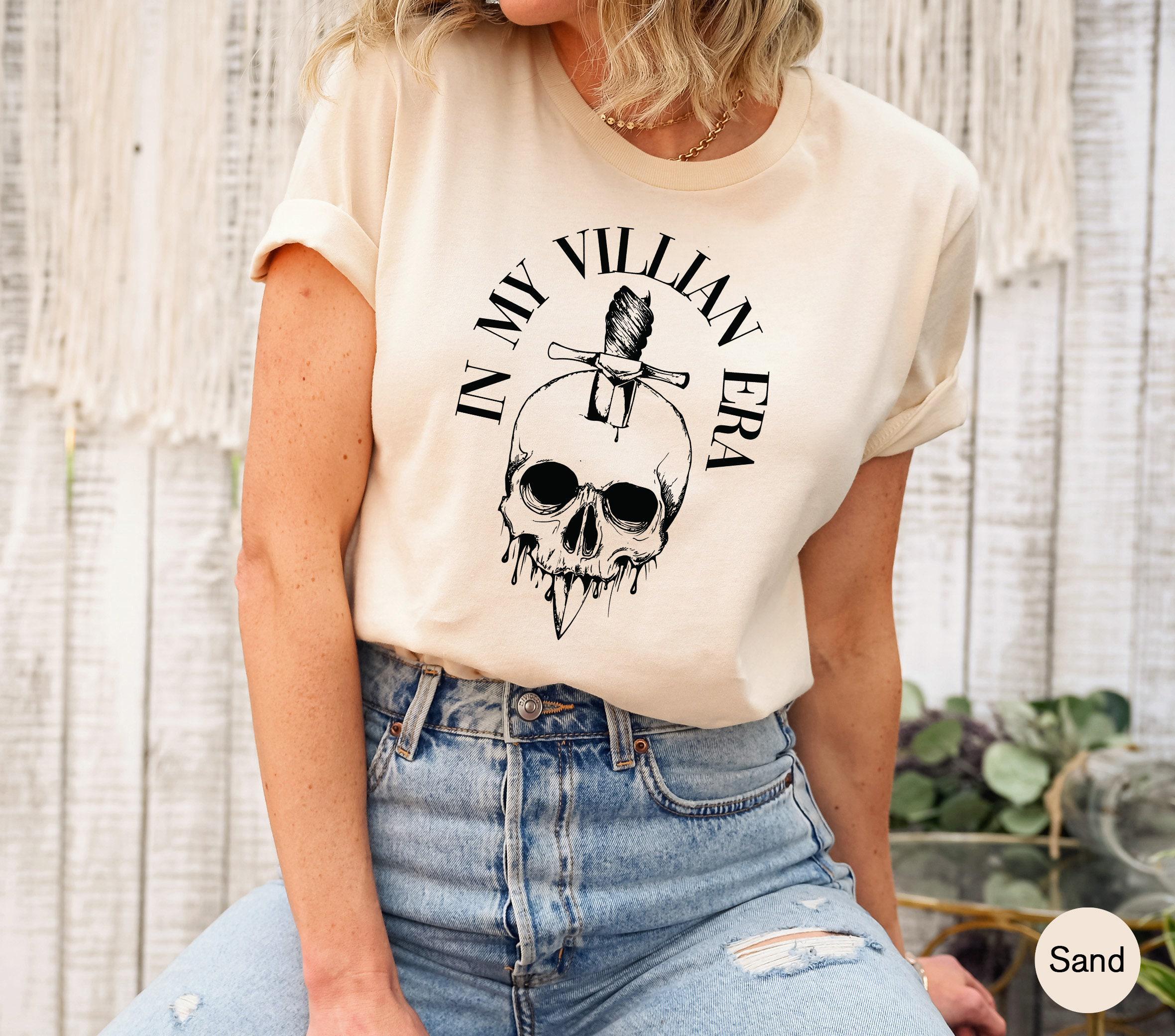 In my Villain Era Hoodie, Aesthetic Book Lover Sweatshirt, Dark Romance Book Shirt, Spicy Book Lover Shirt, Inspirationa