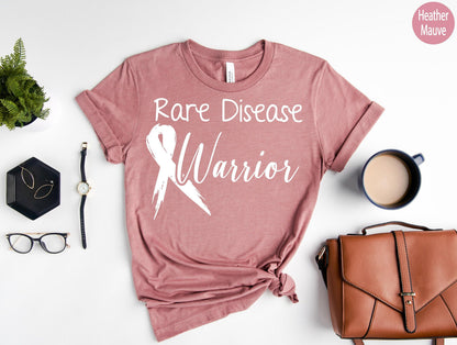 Rare Disease Awareness Shirt, Rare Disease Warrior Sweatshirt, Cancer Ribbon Shirt, Trendy Motivational Gifts, Cancer Survivor Hoodie