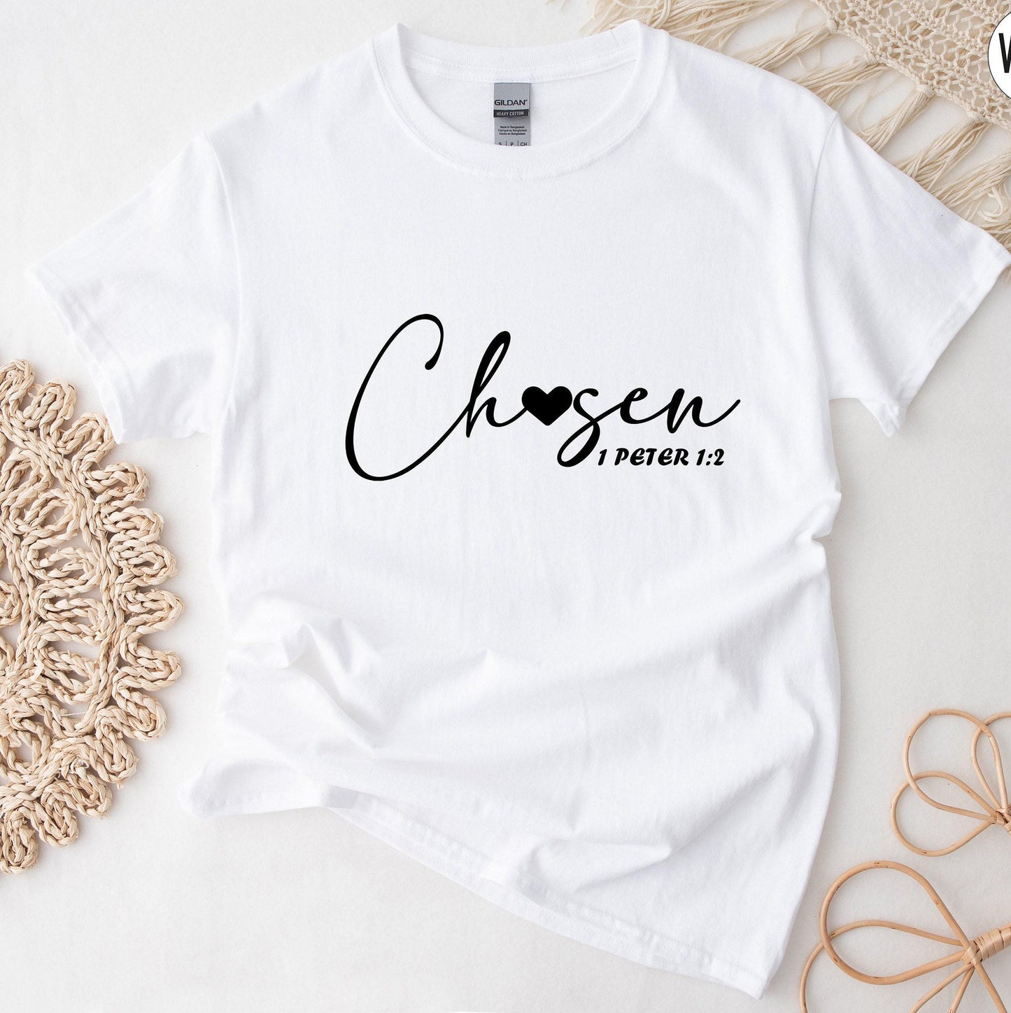 Chosen Shirt, Cute Christian Sweatshirt, Women's Religious Shirt, Bible Verse Hoodie, Faith Tshirt, Christian Gifts, Catholic Gifts