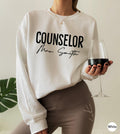 Custom School Counselor Shirt For Women, Personalized School Counselor Sweatshirt, School Psychologist Tshirt, School Counseling Shirt