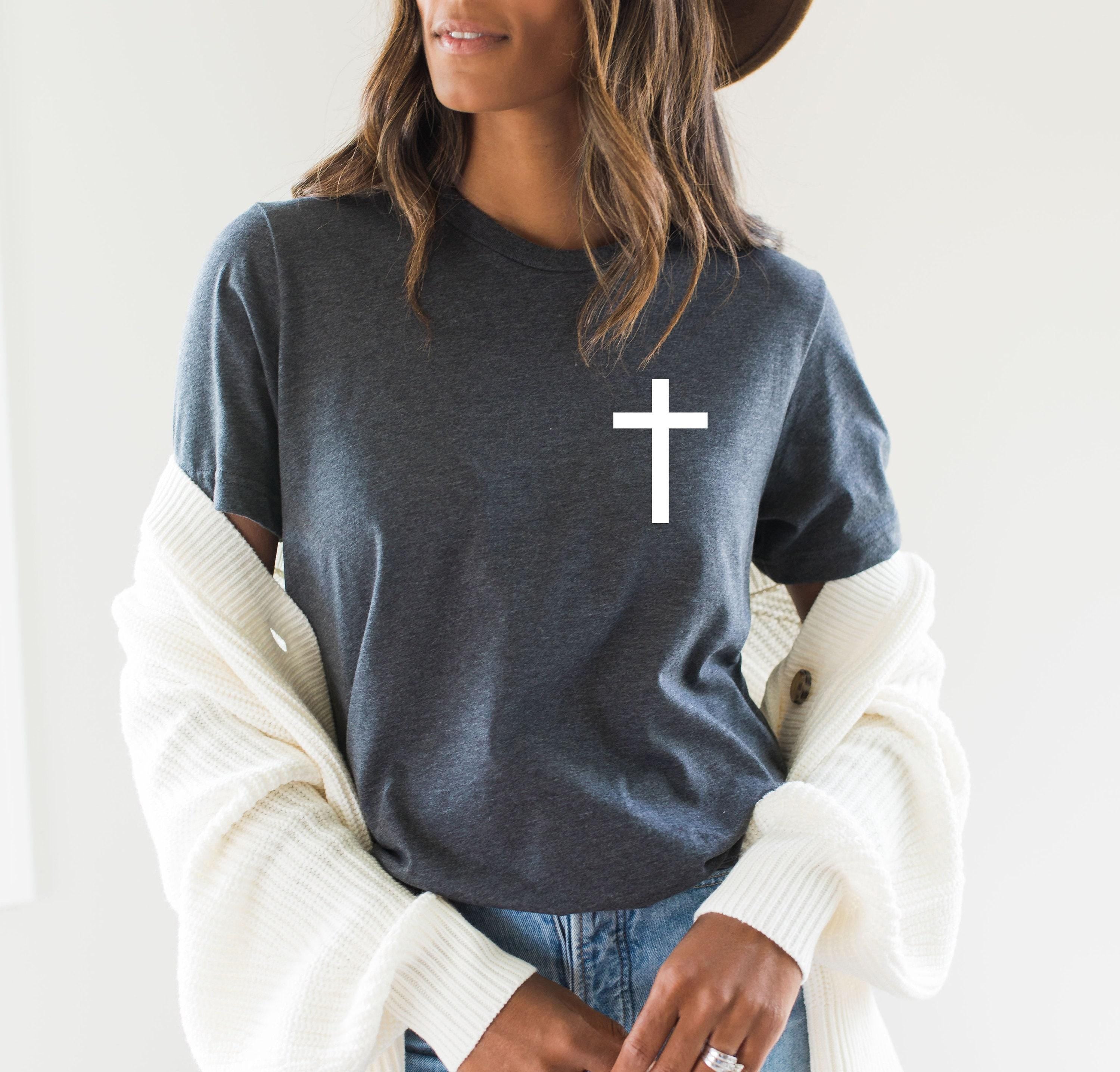 Minimalist Christian Sweatshirt, Women's Religious Shirt, Faith Hoodie, Trendy Christian Gifts, Catholic Gifts, Made To Worship Shirt