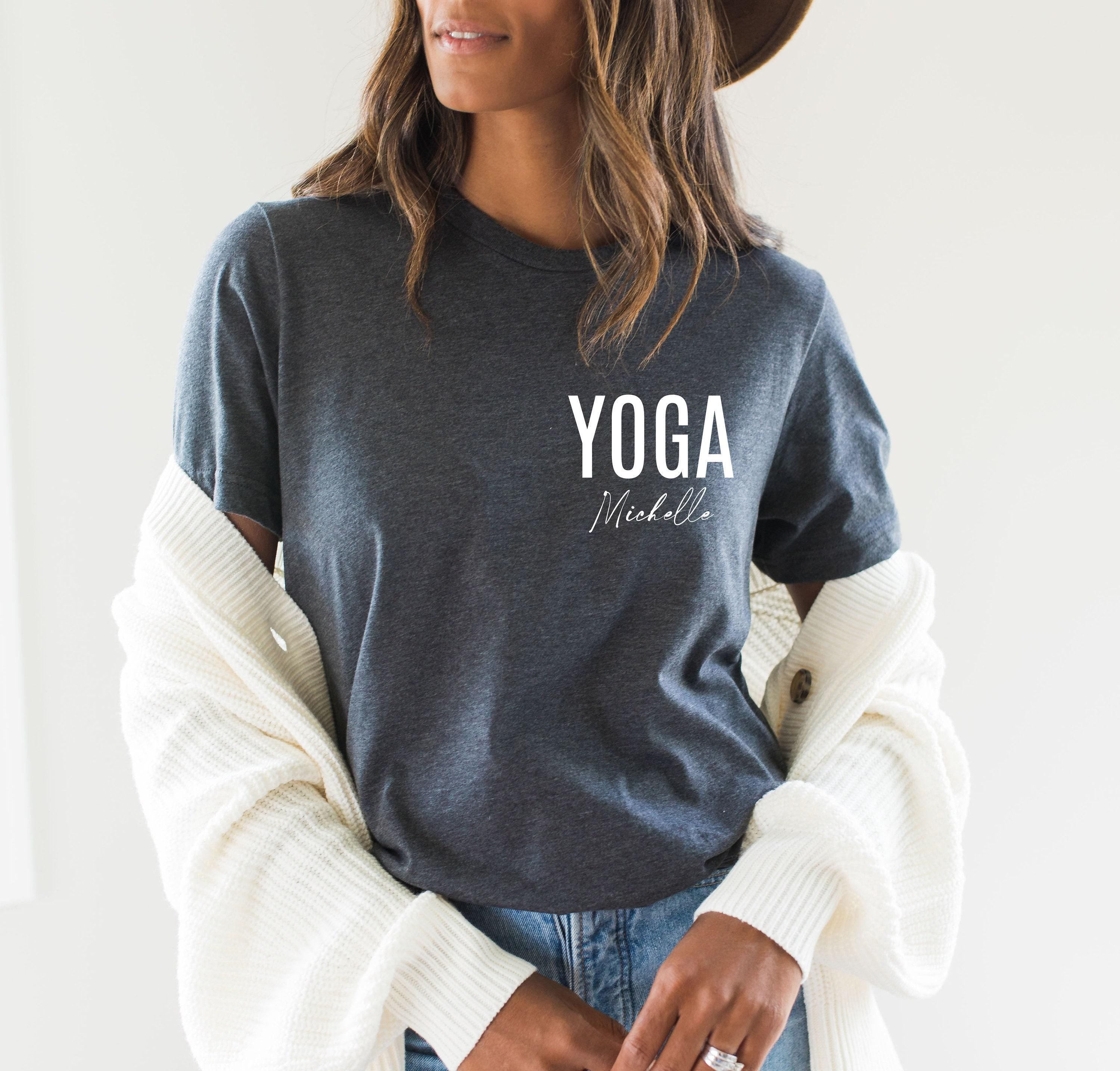 Custom Yoga Shirt, Women's Custom Yoga Sweatshirt, Personalized Yoga Hoodie, Custom Yogi Gift, Yoga Teacher Gift, Yoga I