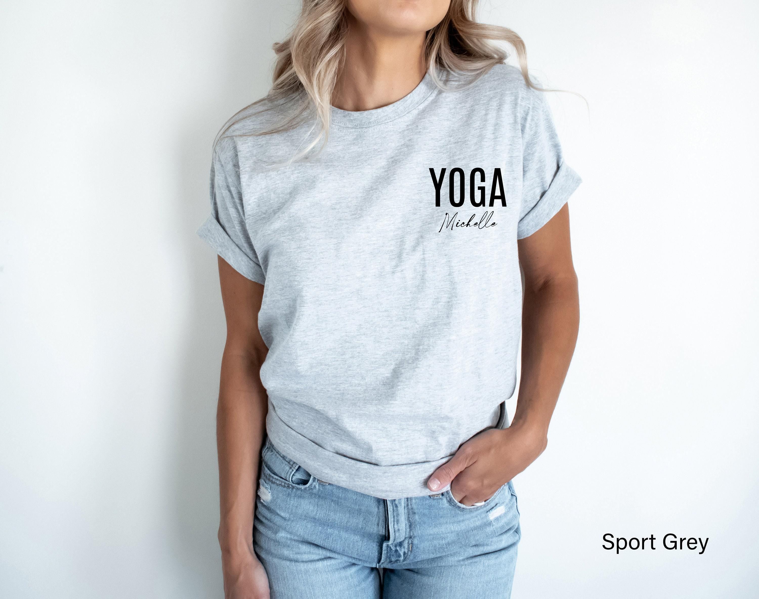 Custom Yoga Shirt, Women's Custom Yoga Sweatshirt, Personalized Yoga Hoodie, Custom Yogi Gift, Yoga Teacher Gift, Yoga I