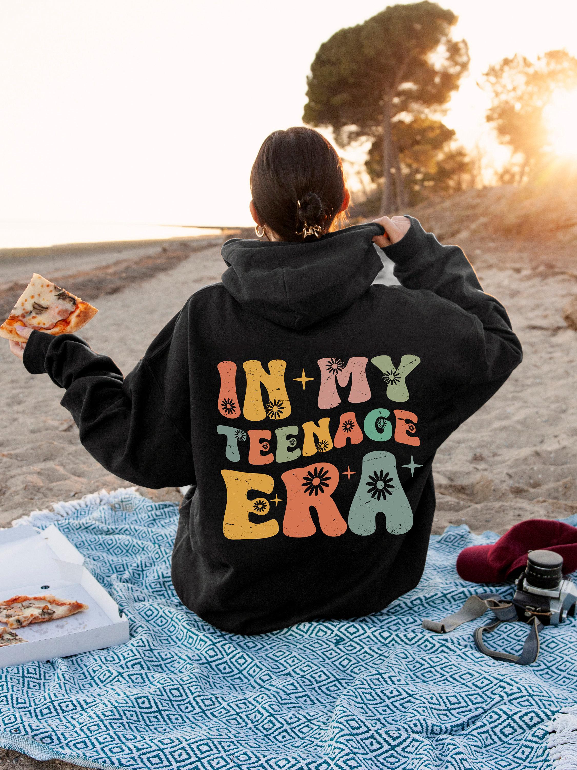 Custom In My Teenage Era Hoodie, Personalized Teenager Shirt, 13th Birthday Sweatshirt For Teen, Thirteenth Birthday Party Gift