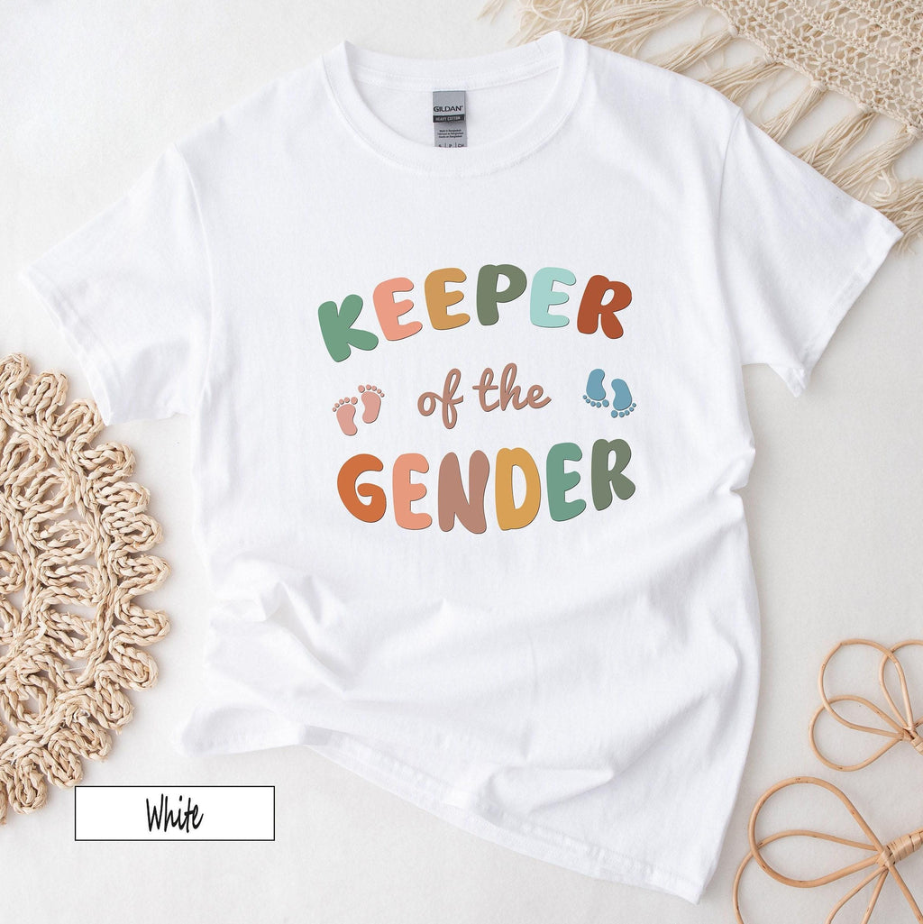 Keeper of the Gender Shirt, Aesthetic Gender Party Sweatshirt, Mama Boy Girl Baby Announcement Shirts, Trendy Gifts for Baby Shower