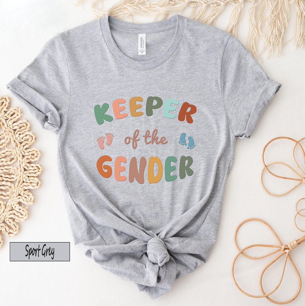 Keeper of the Gender Shirt, Aesthetic Gender Party Sweatshirt, Mama Boy Girl Baby Announcement Shirts, Trendy Gifts for Baby Shower