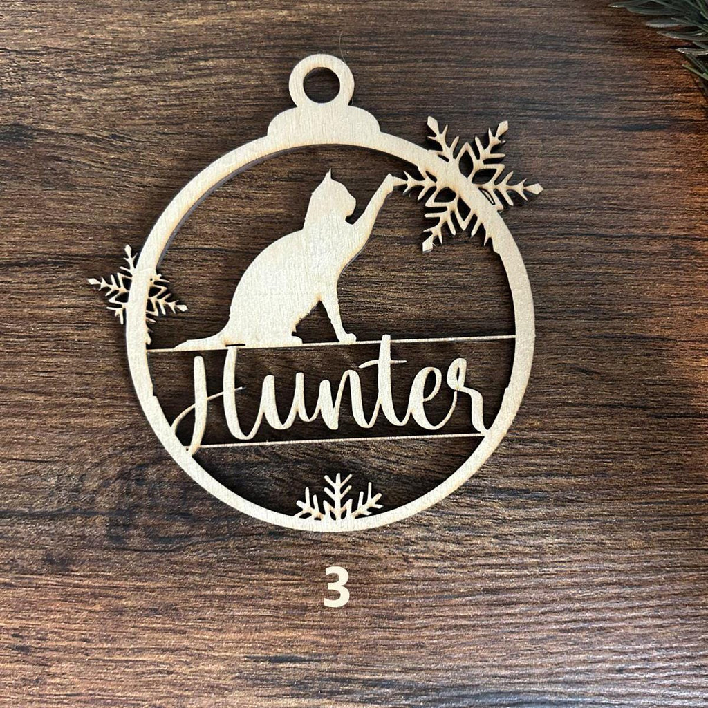 Personalized Dog Paw Ornament, Custom Dog Name Christmas Ornament, Pet Memorial 2024 Ornament, Christmas Tree Decor, Christmas Gifts