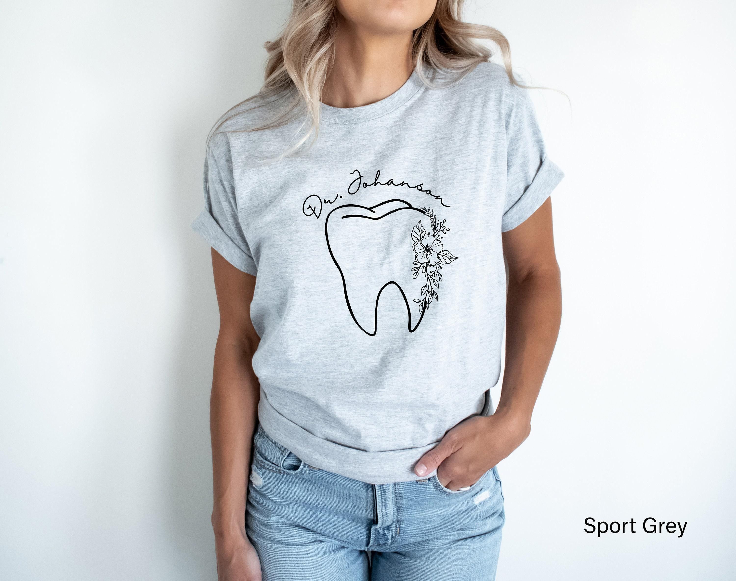Custom Dental Student Sweatshirt, New Dentist Gift, Personalized Dental Hygienist Shirt, Custom Dental Assistant Shirt, 